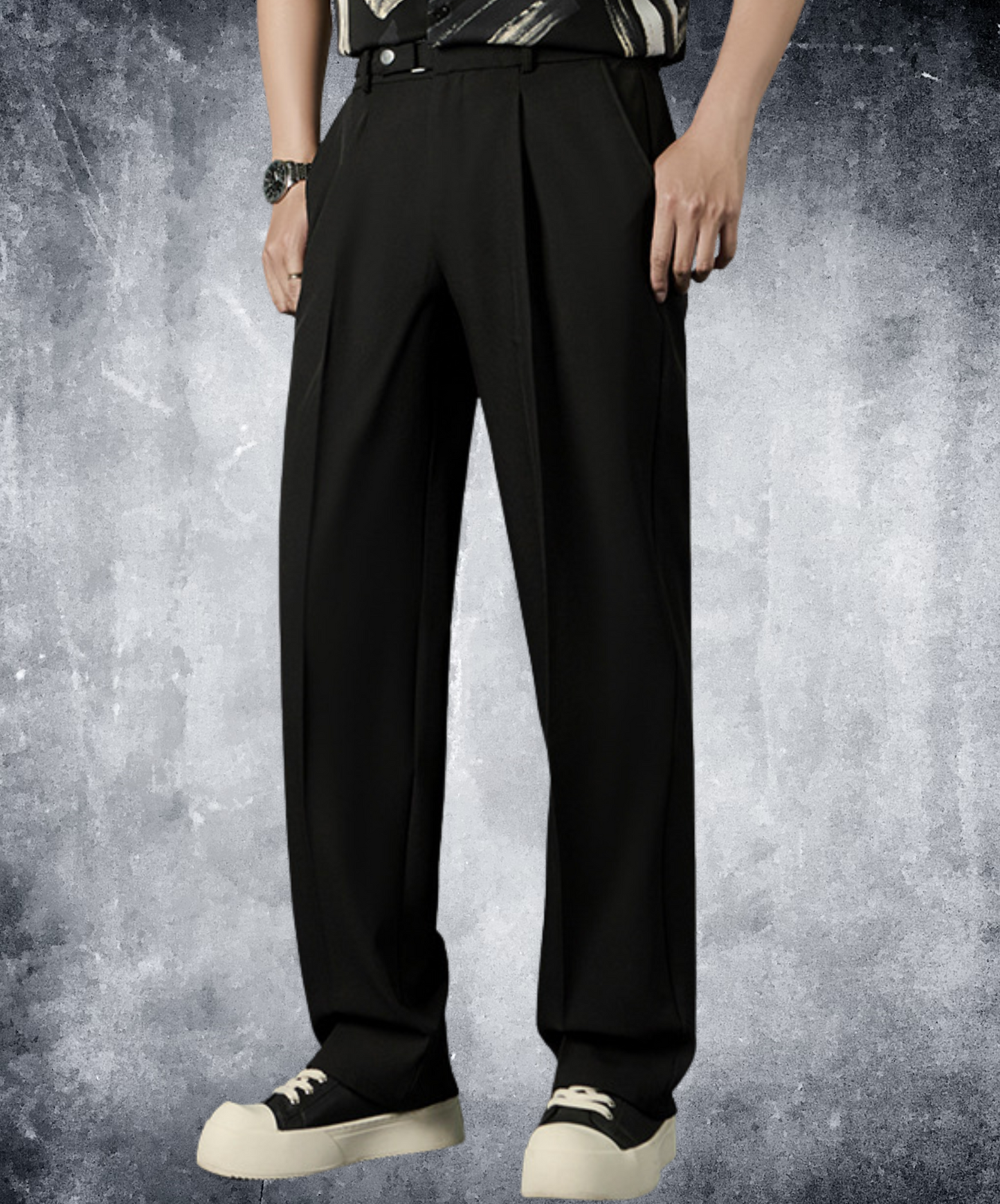 loose fit neat style pants EN2381