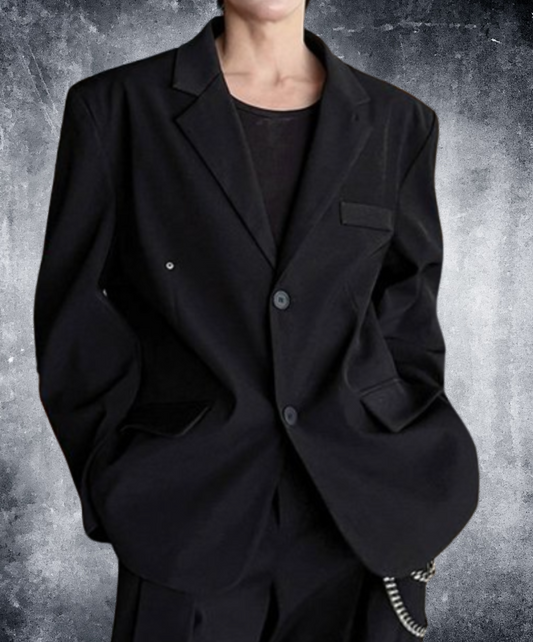 dark smooth texture jacket EN2308