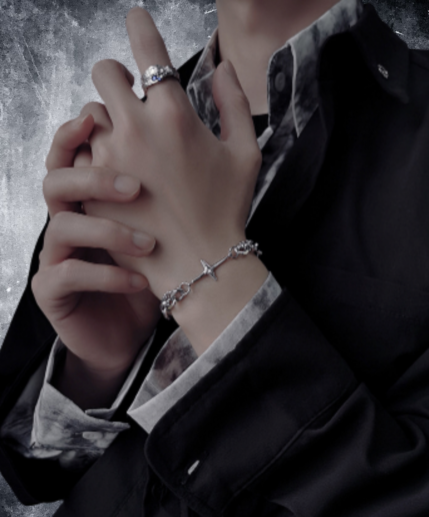 cross x double chain bracelet EN2027