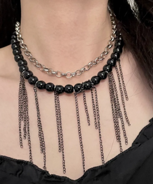 double strand pearls necklace EN2392