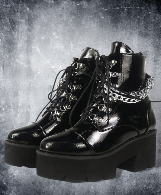 double chain platform boots EN1110