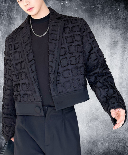 tassel square design jacket EN2023