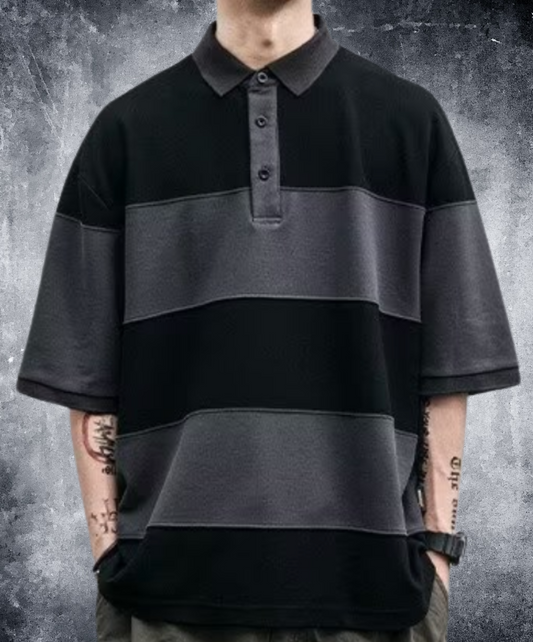 retro thick border shirt EN2225