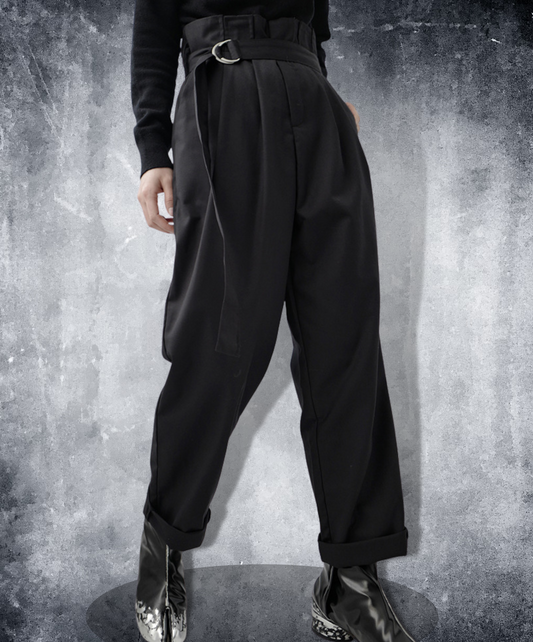 dark high waist pants EN1073