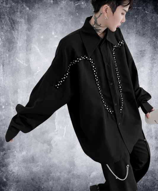 rivet stitch design shirt EN2059