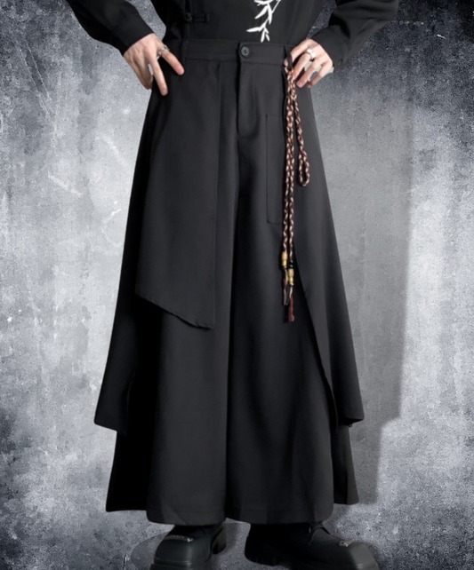 chinese style retro culottes long pants EN1517