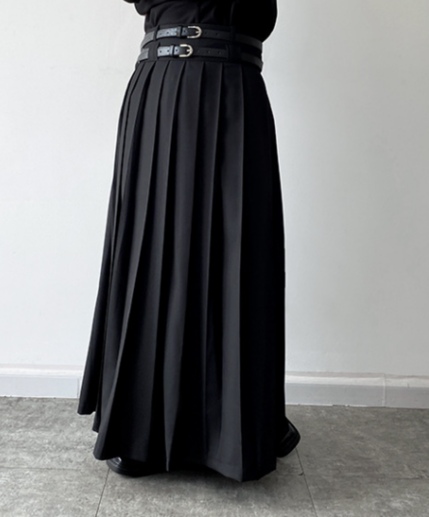 【style67】dark mode outfit set EN1891(jacket + shirt + skirt set)