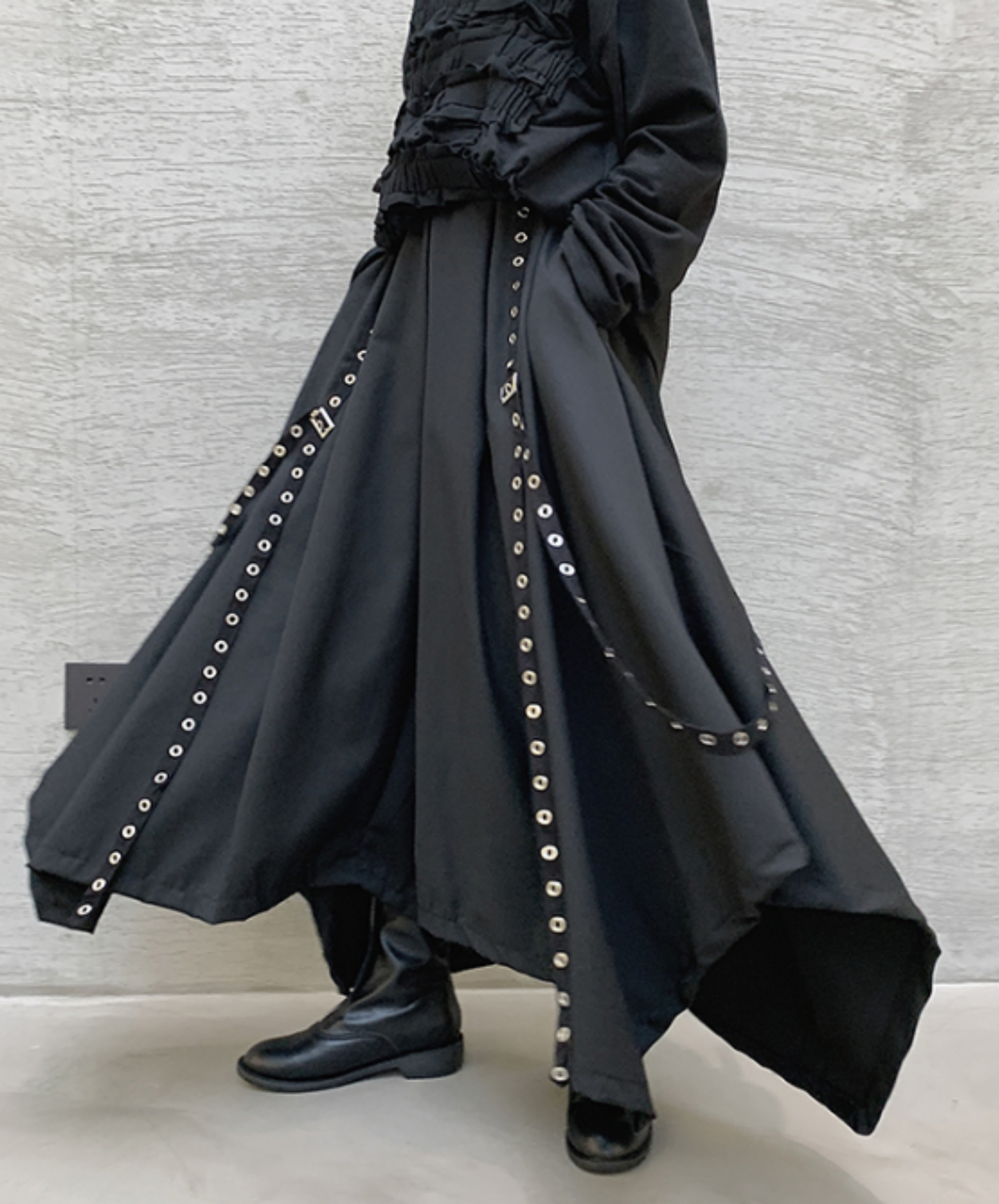 【style78】dark mode outfit set EN2534(jacket + shirt + pants set)