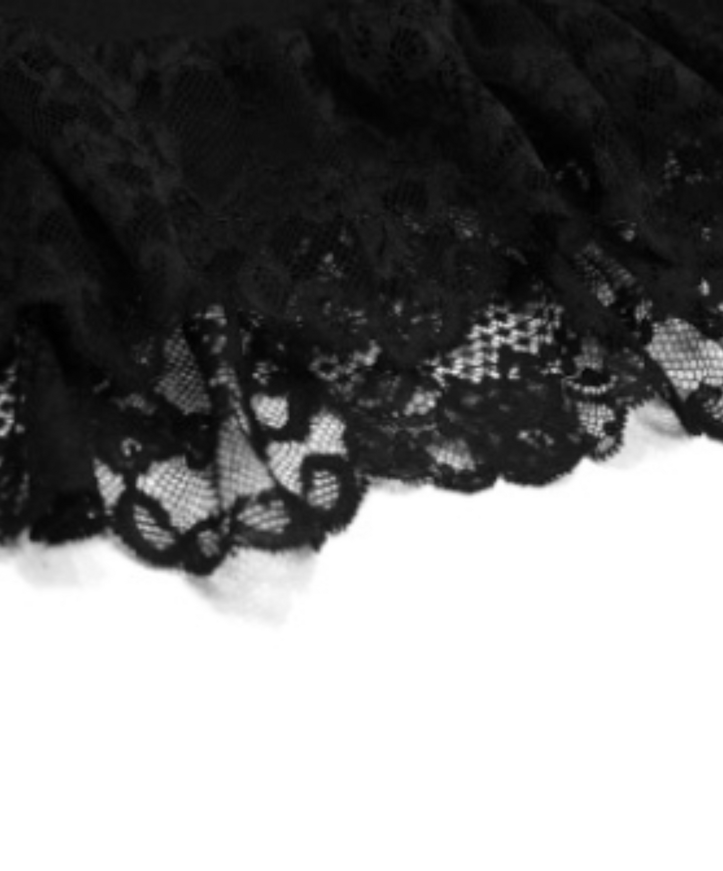 lace line frills t-shirt EN2446