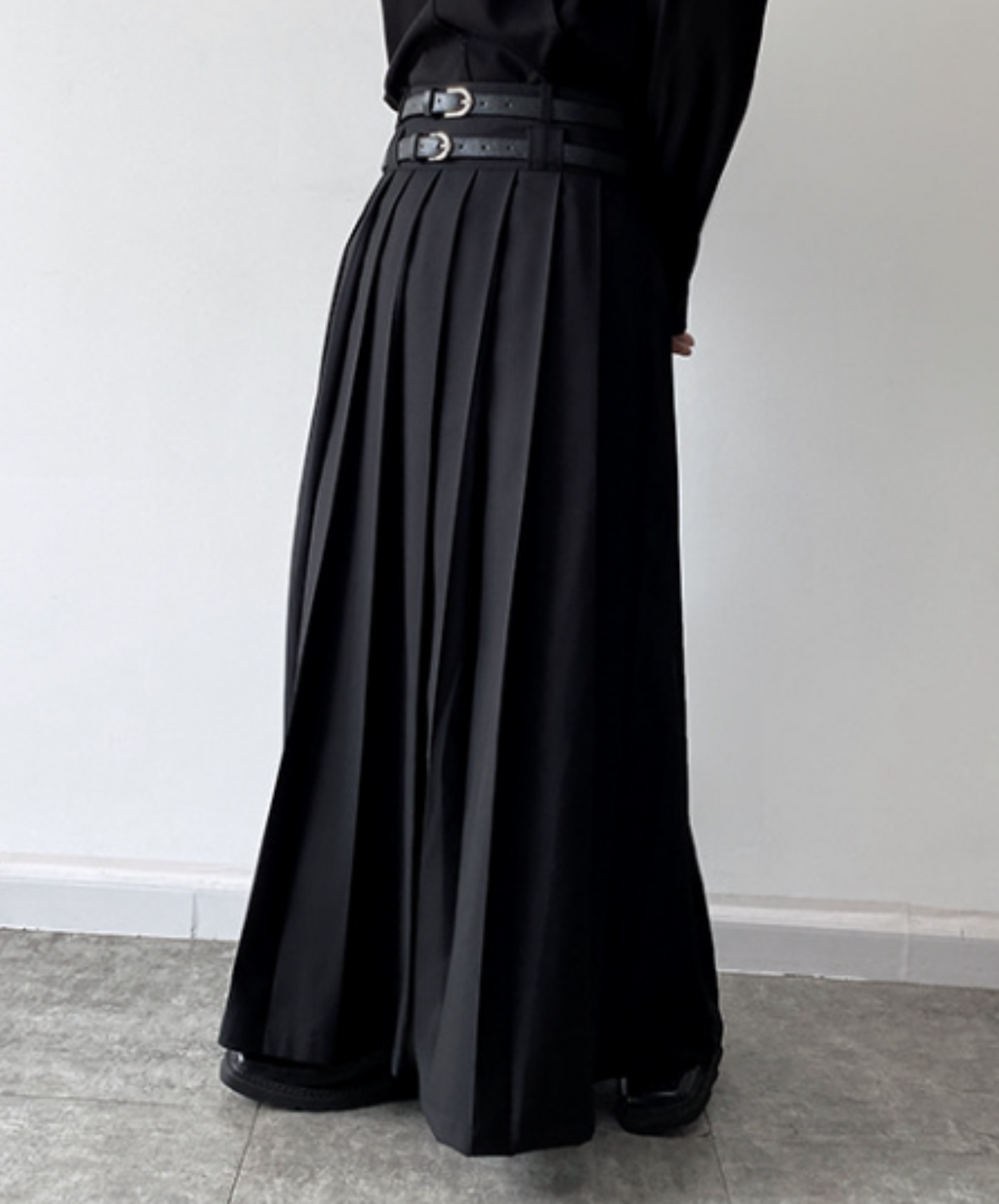 【style67】dark mode outfit set EN1891(jacket + shirt + skirt set)