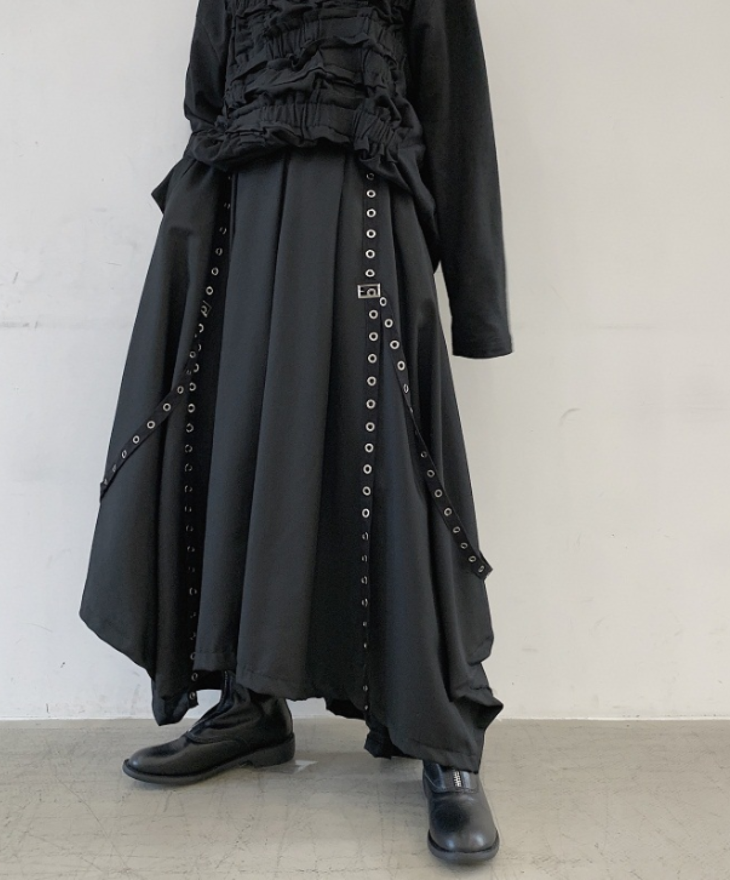 【style78】dark mode outfit set EN2534(jacket + shirt + pants set)