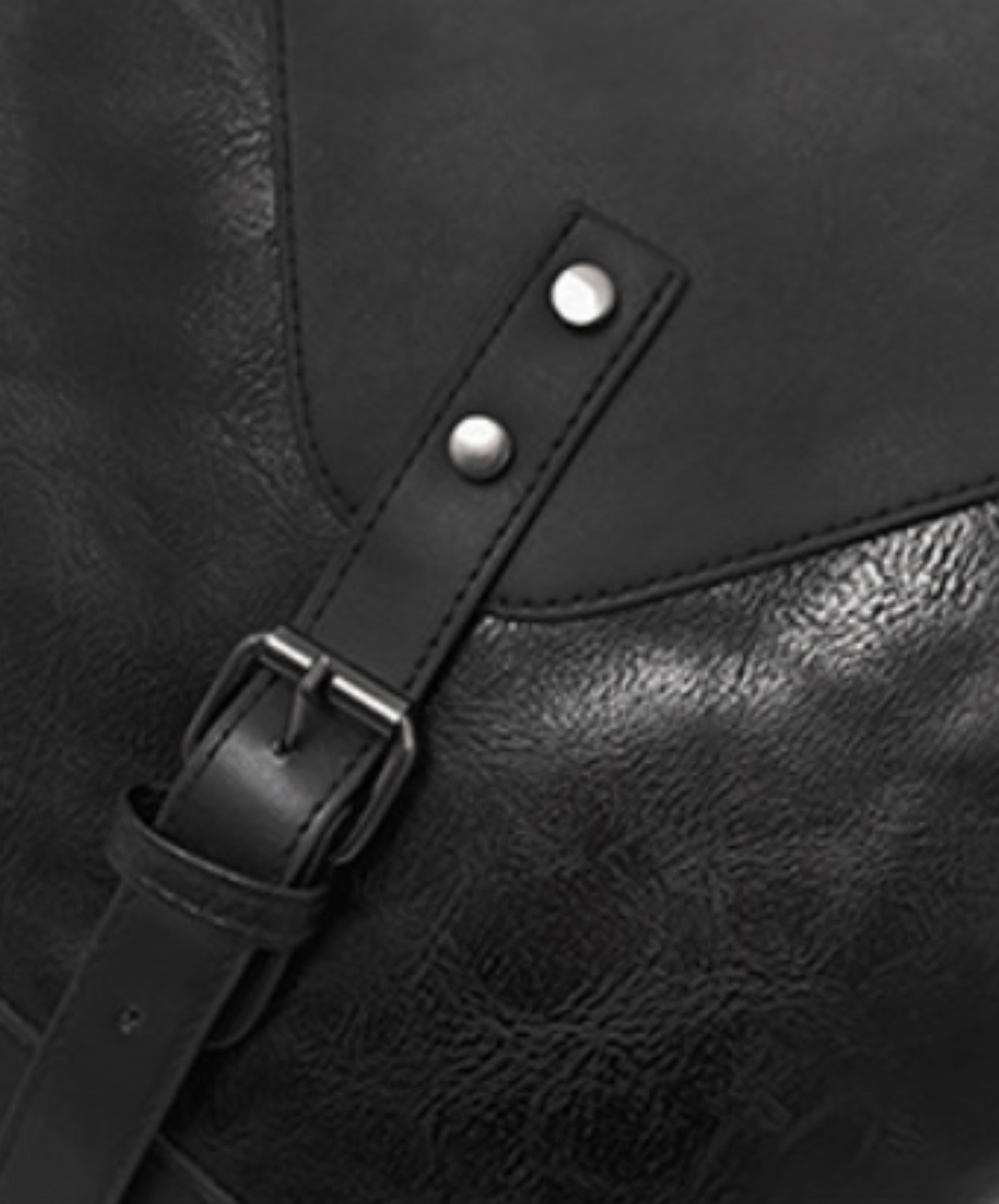 realistic textured triangular flap backpack bag EN2106