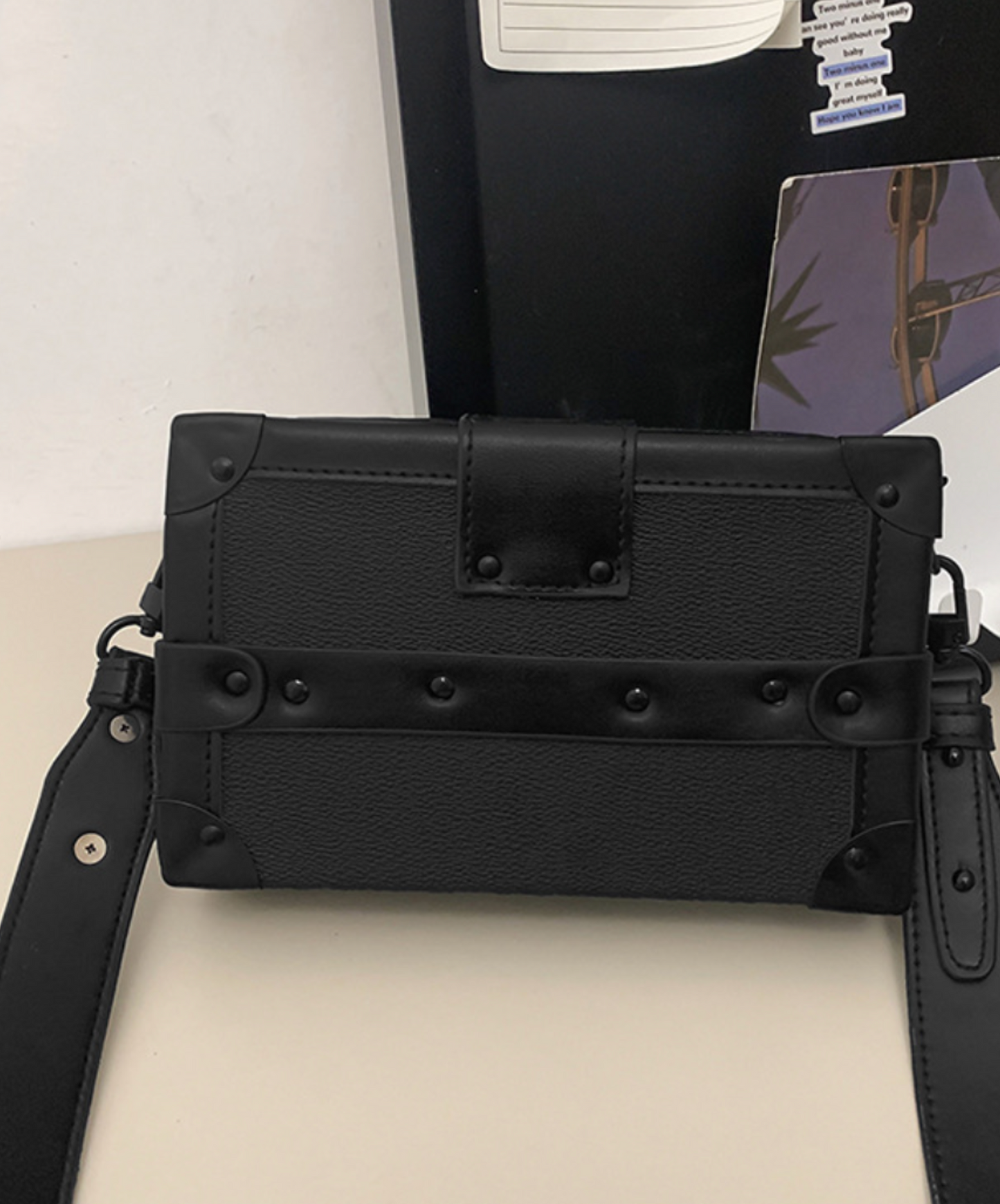 retro treasure chest design shoulder bag EN2131
