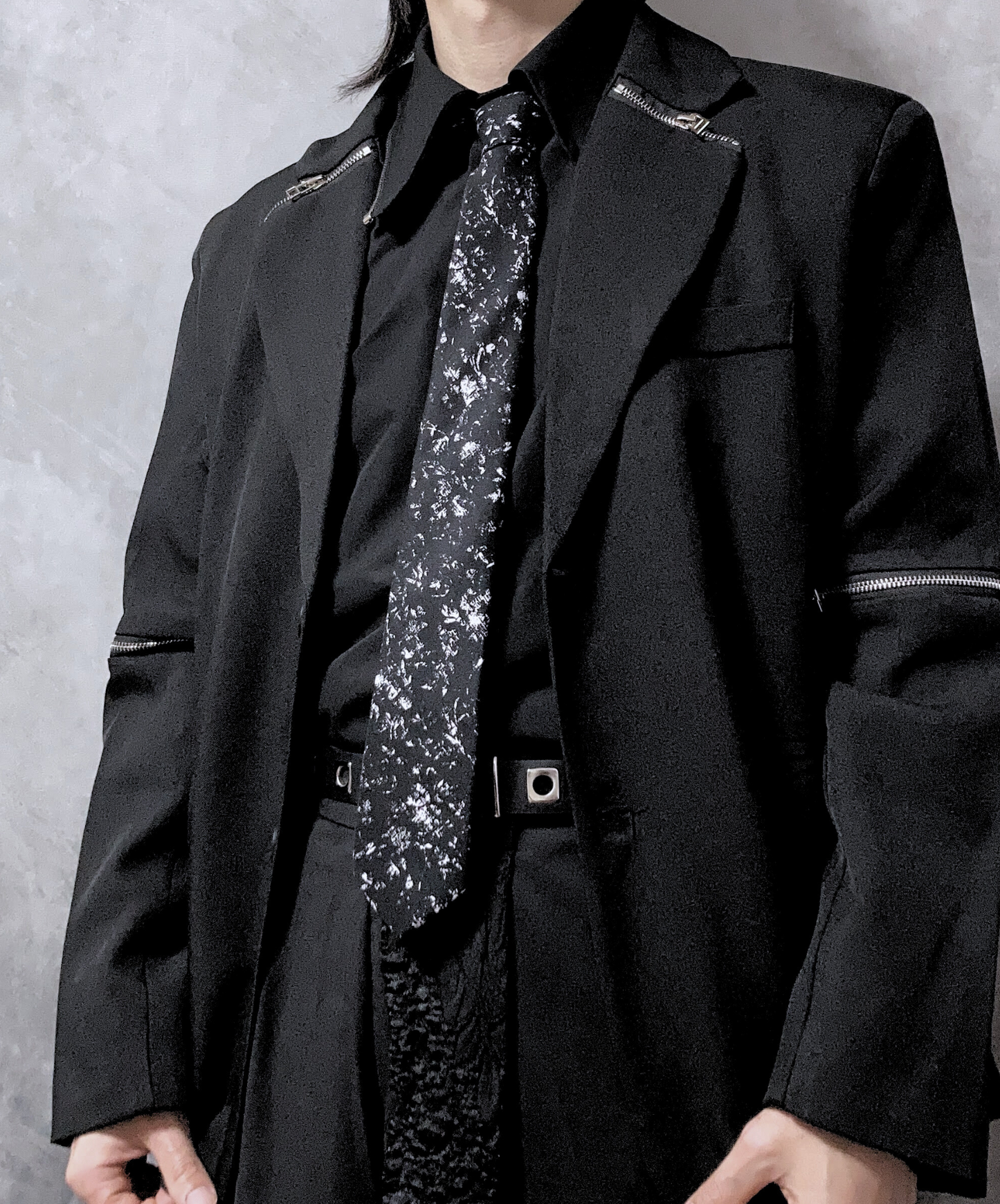 monotone noise necktie EN1905