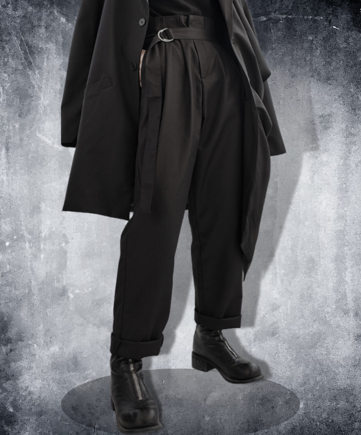 dark high waist pants EN1073