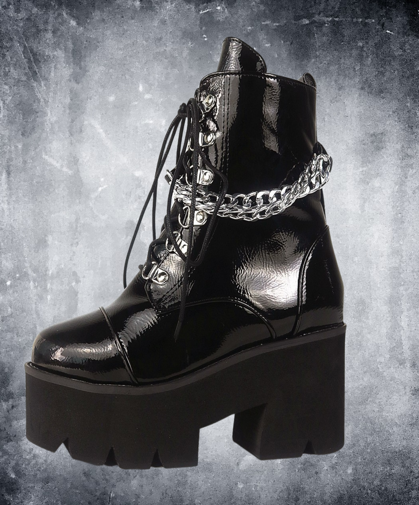 double chain platform boots EN1110