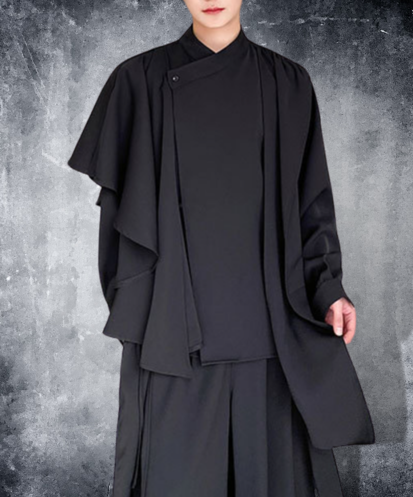 multi-piece asymmetric shirt EN1600