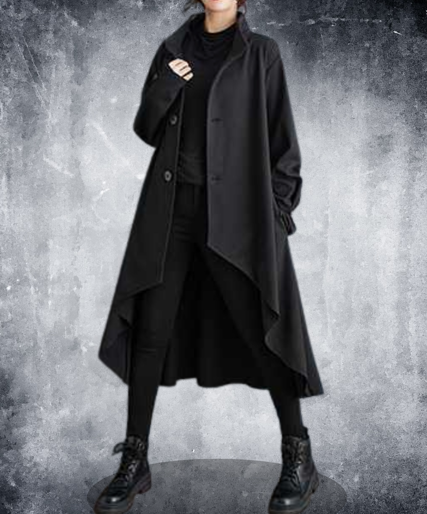 mid-length trench coat EN2445