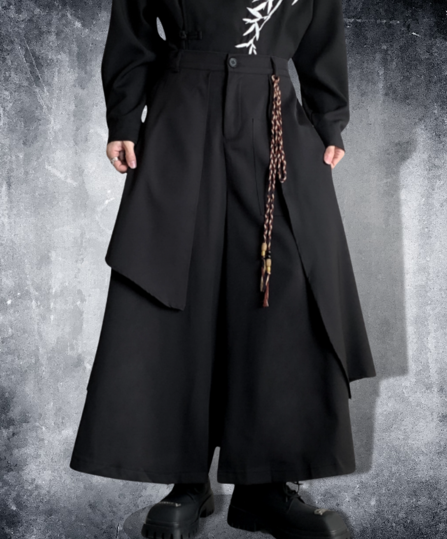 chinese style retro culottes long pants EN1517