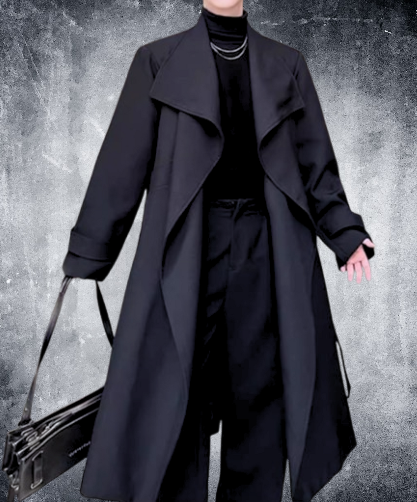 dark big collar coat EN1871