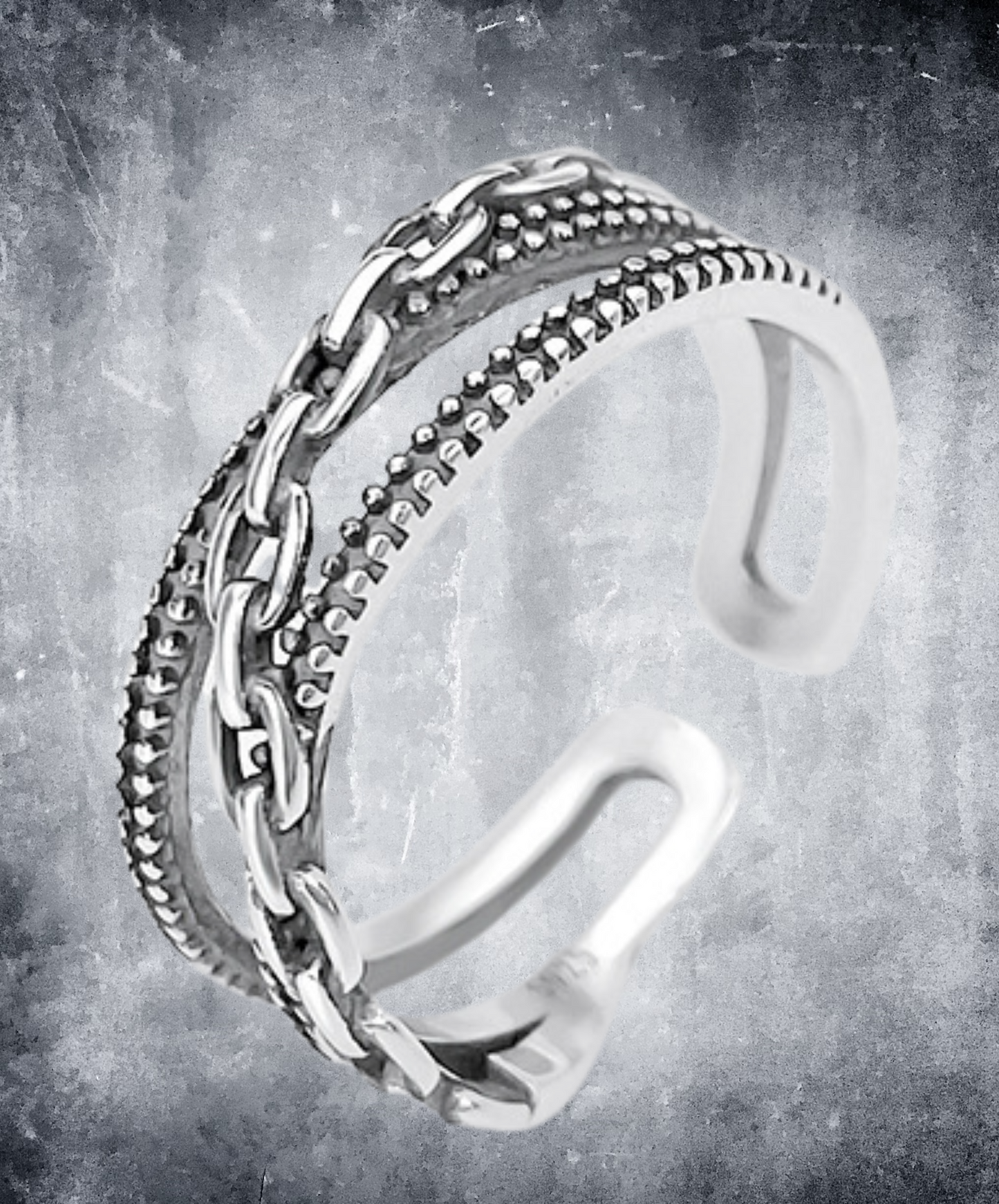 delicate chain free size ring EN2466