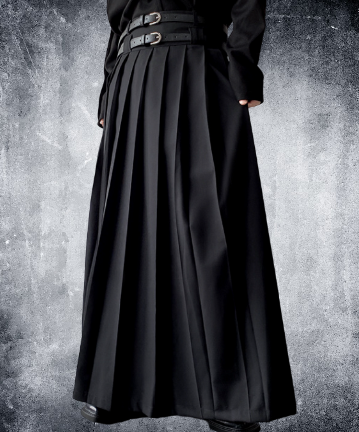 【style26】dark mode outfit set EN983( sweatshirts + skirt set)