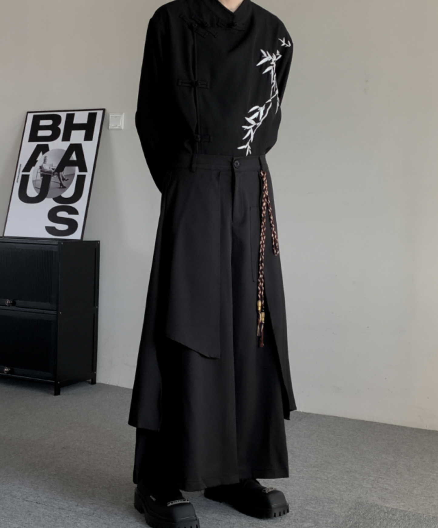 chinese style retro culottes long pants EN1517