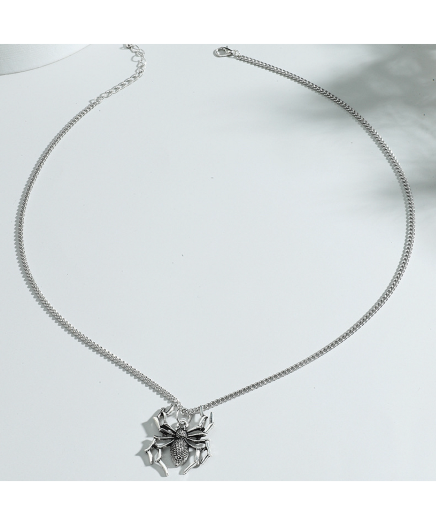 dark gothic spider necklace EN2266