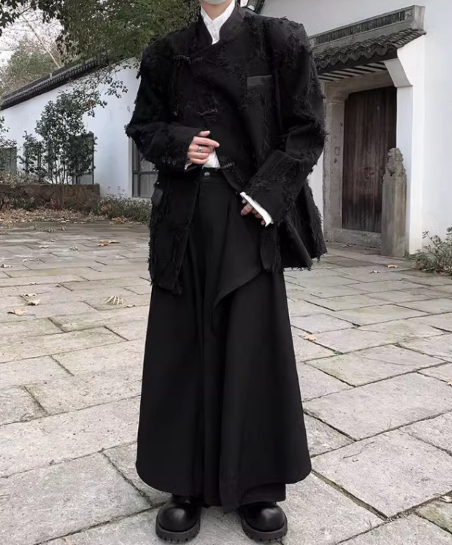 dark chinese design jacket EN1879