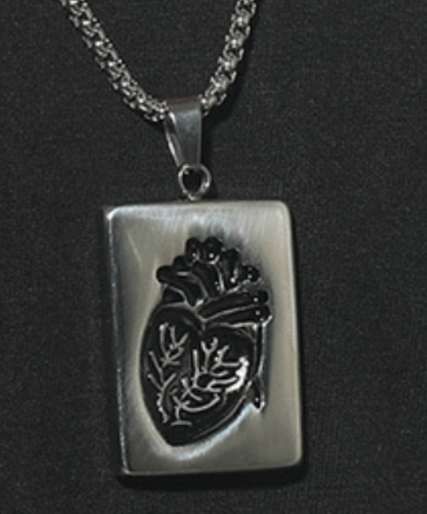 heart couple pendant necklace EN2264