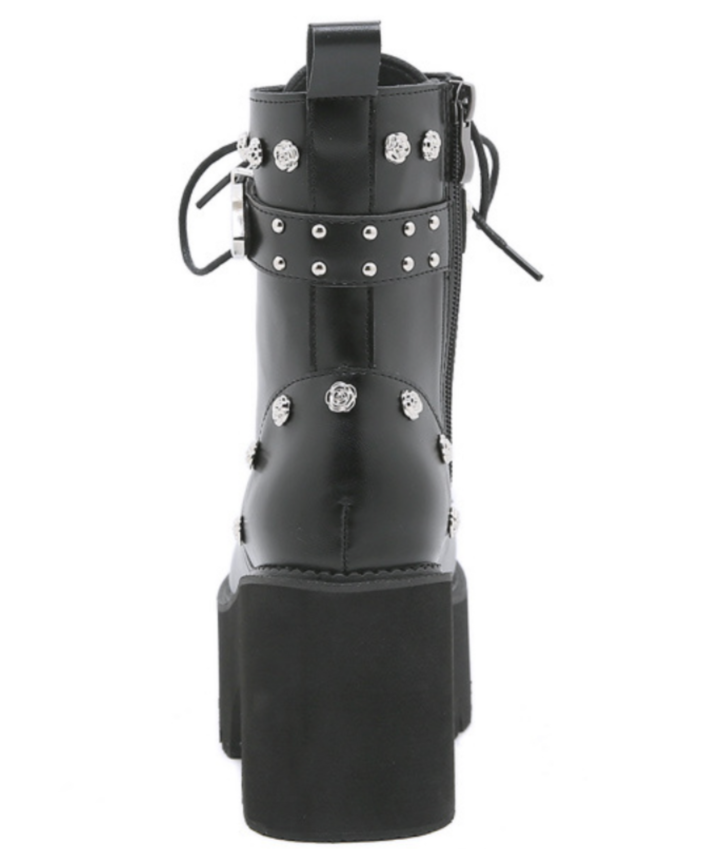 gorgeous metal part decoration boots EN2313