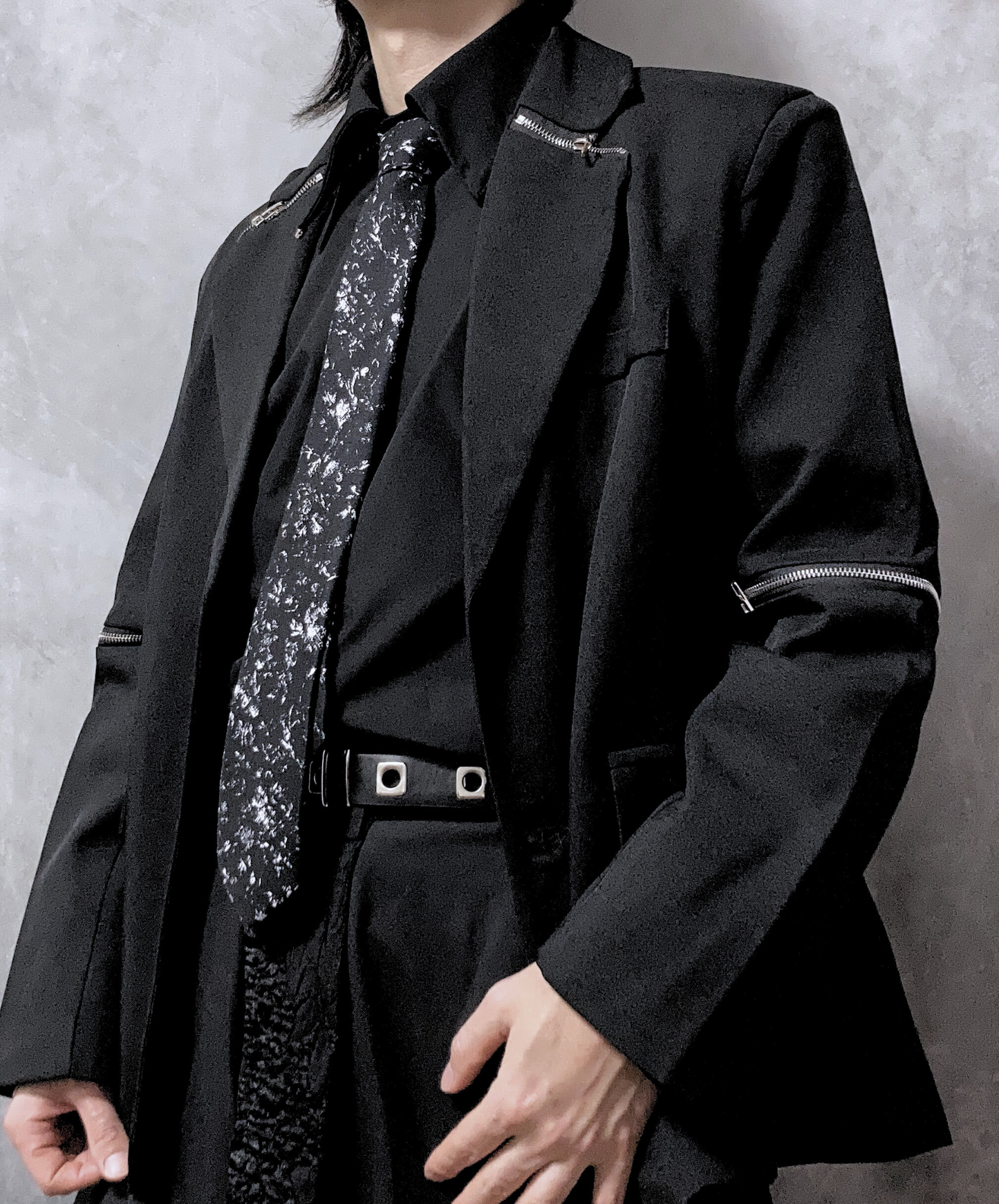 monotone noise necktie EN1905