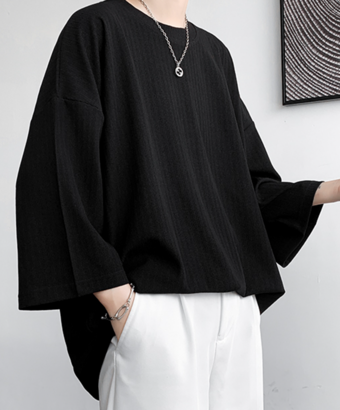 big silhouette stripes t-shirt EN1835