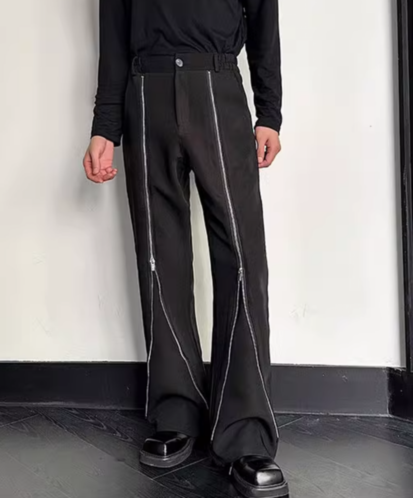 zip slacks pants EN1878