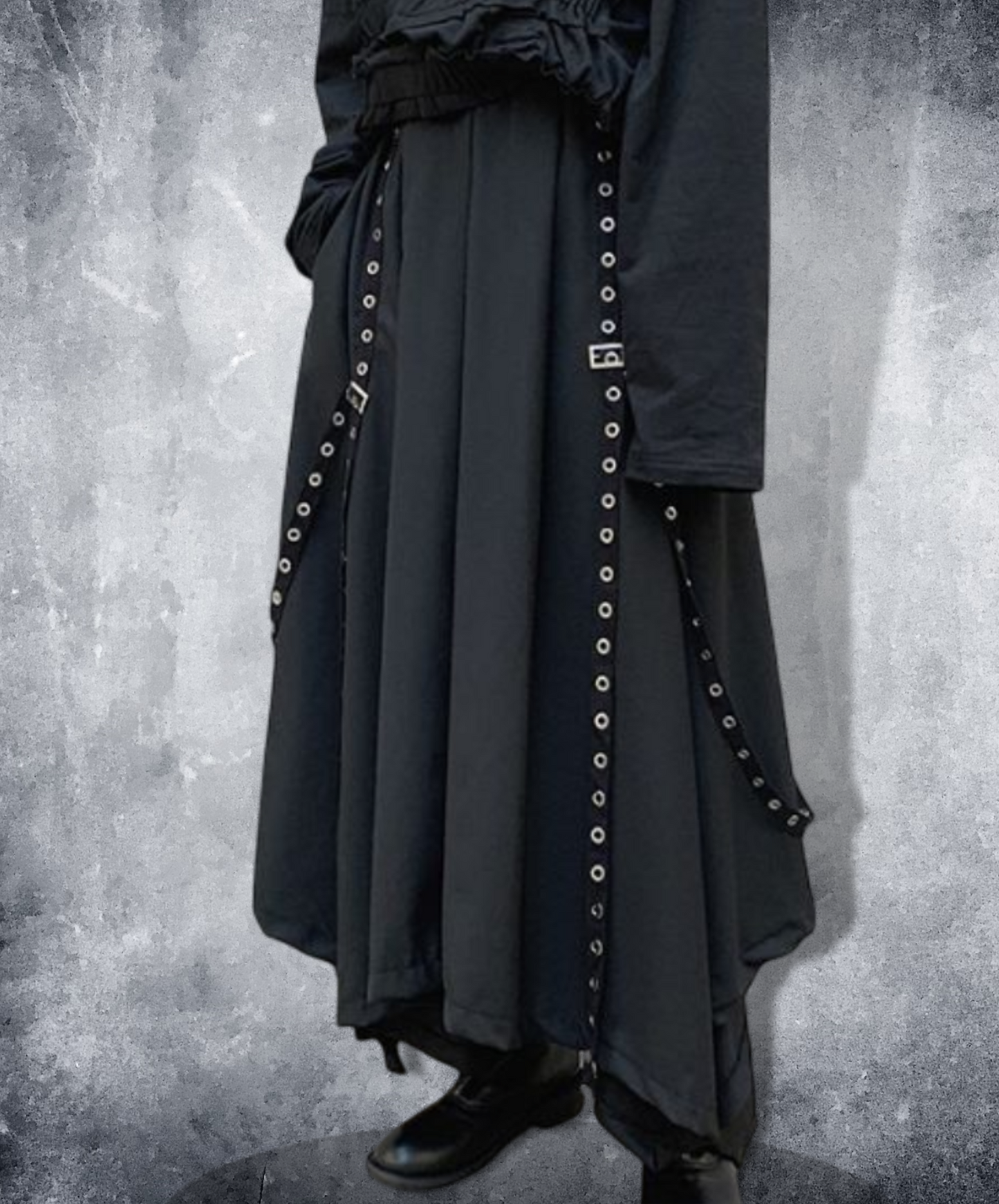 【style59】dark mode outfit set EN1862(jacket + shirt + pants set)