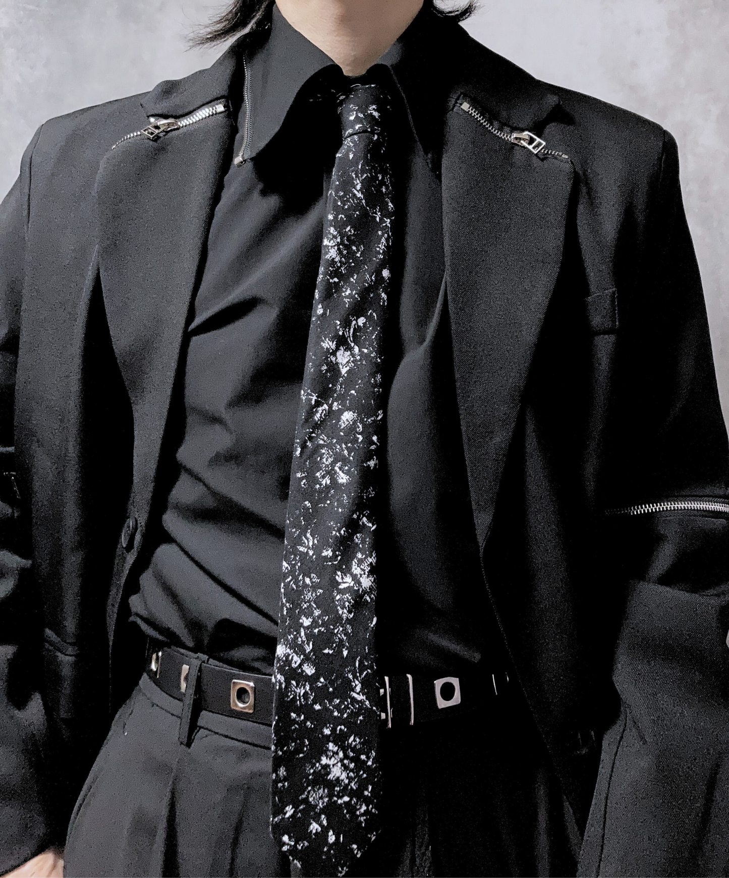 monotone noise necktie EN1905