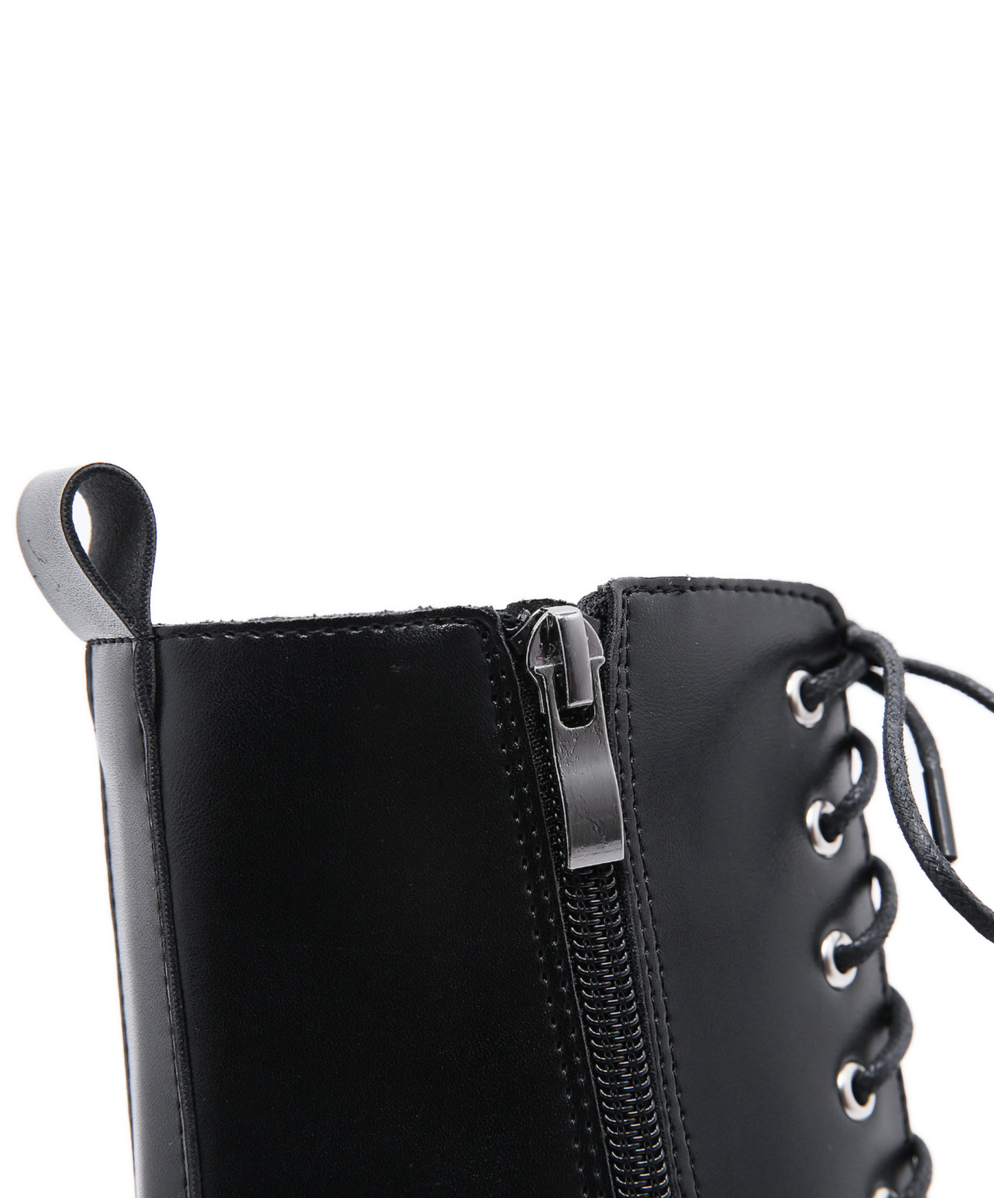 triple zipper design zip up boots EN1511