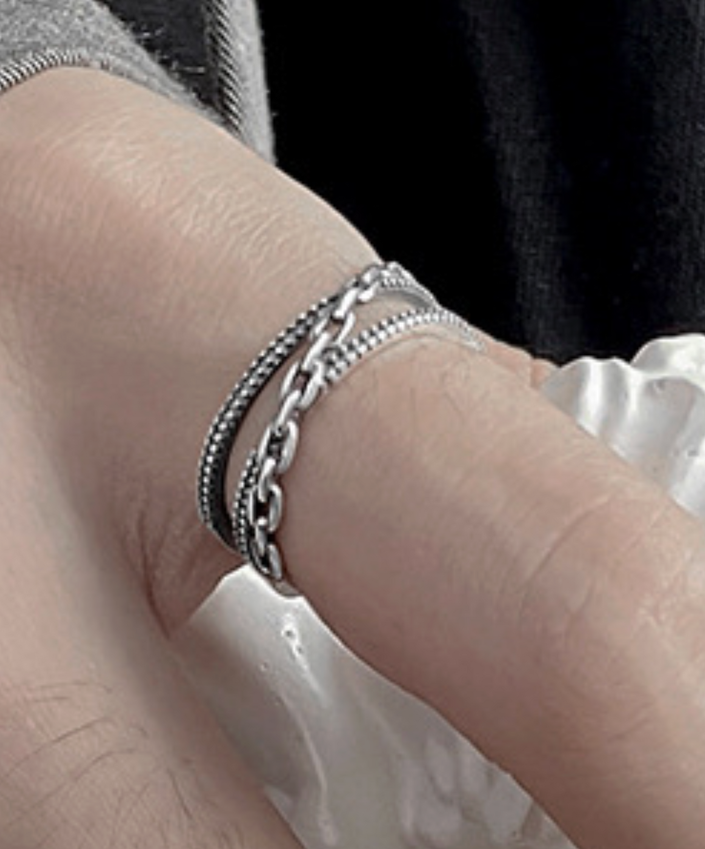 delicate chain free size ring EN2466