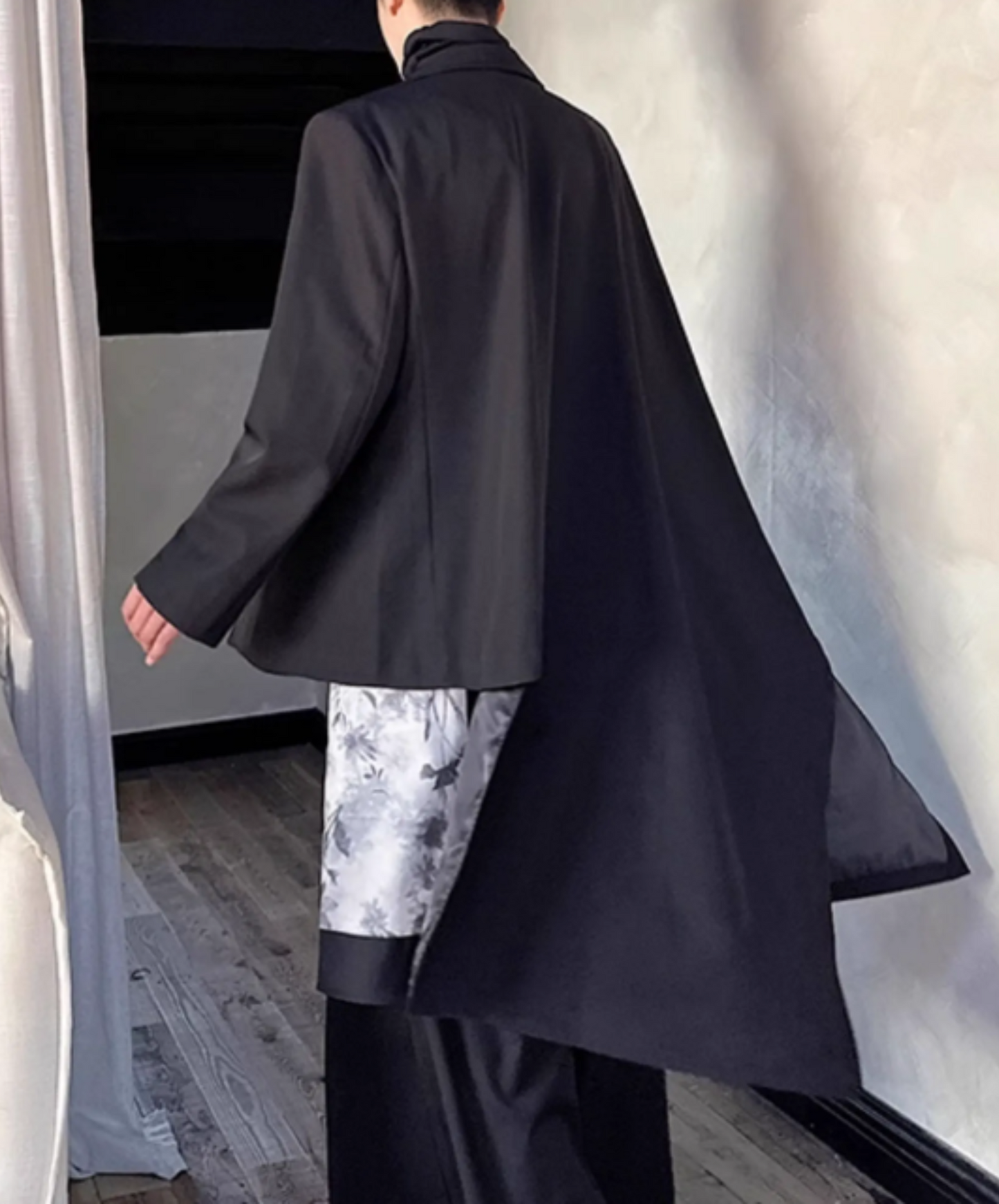 dark asymmetrical jacket EN1872