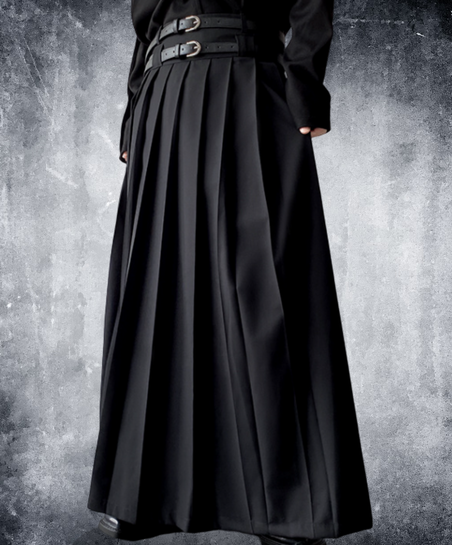 【style52】dark mode outfit set EN1849(jacket + shirt + skirt set)