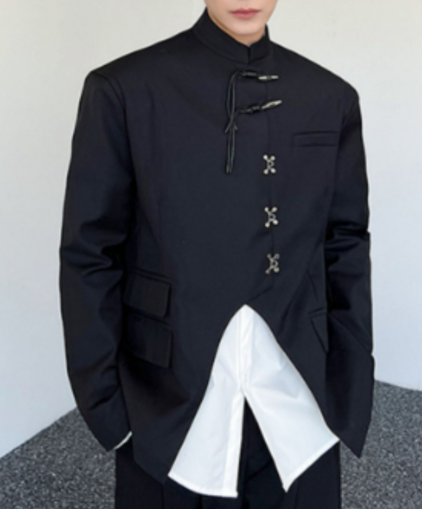 chinese style stand collar jacket EN1280