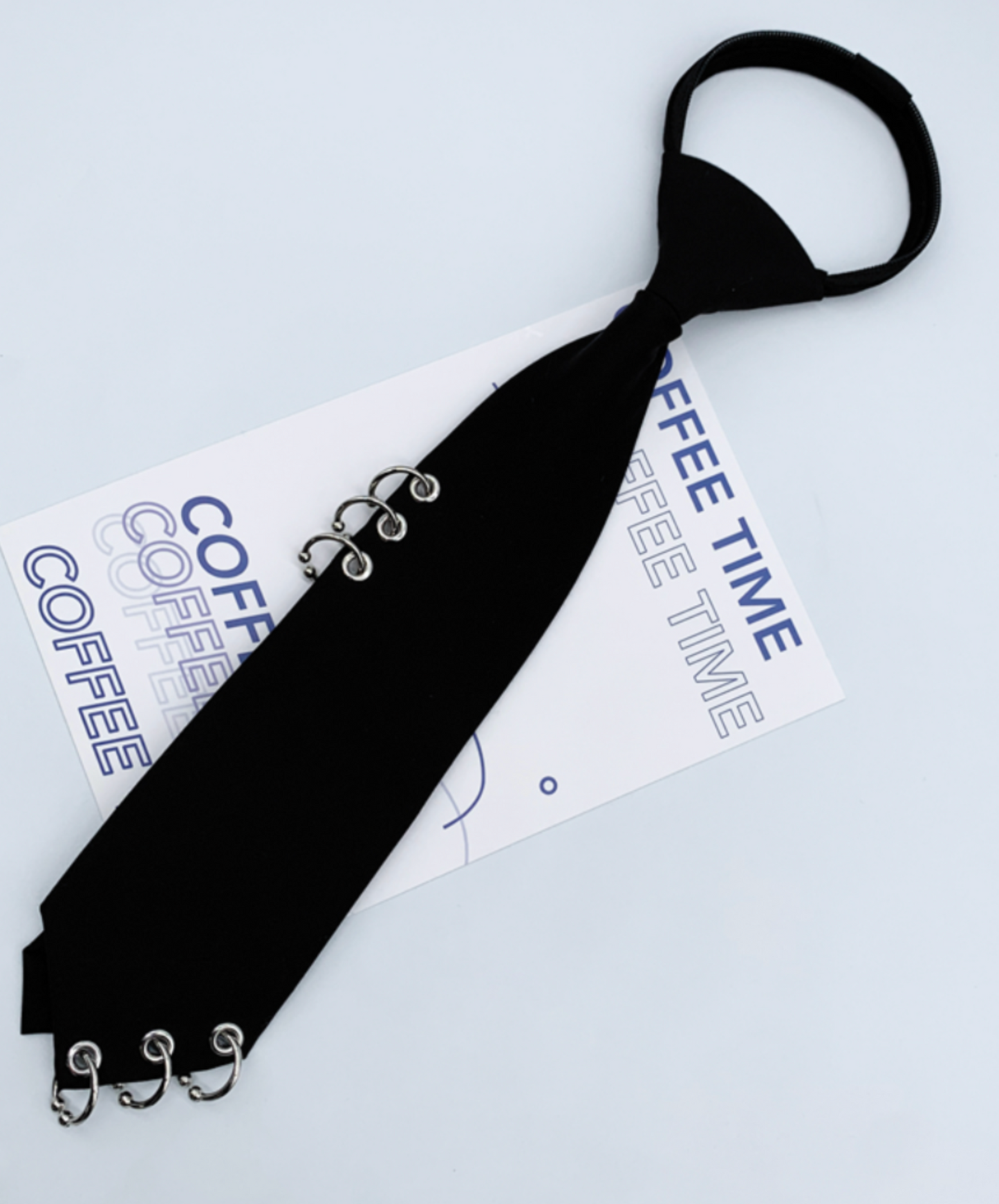 dark hoop decoration necktie EN2350