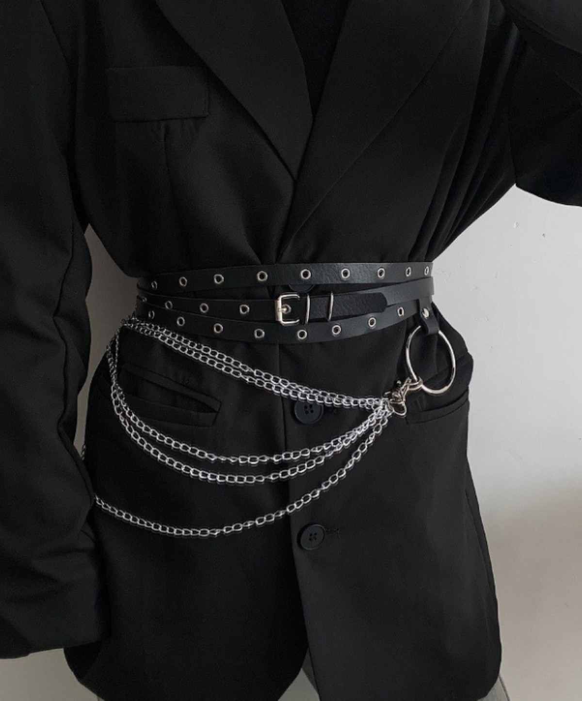 multi-chain attachment eyelets belt EN3267