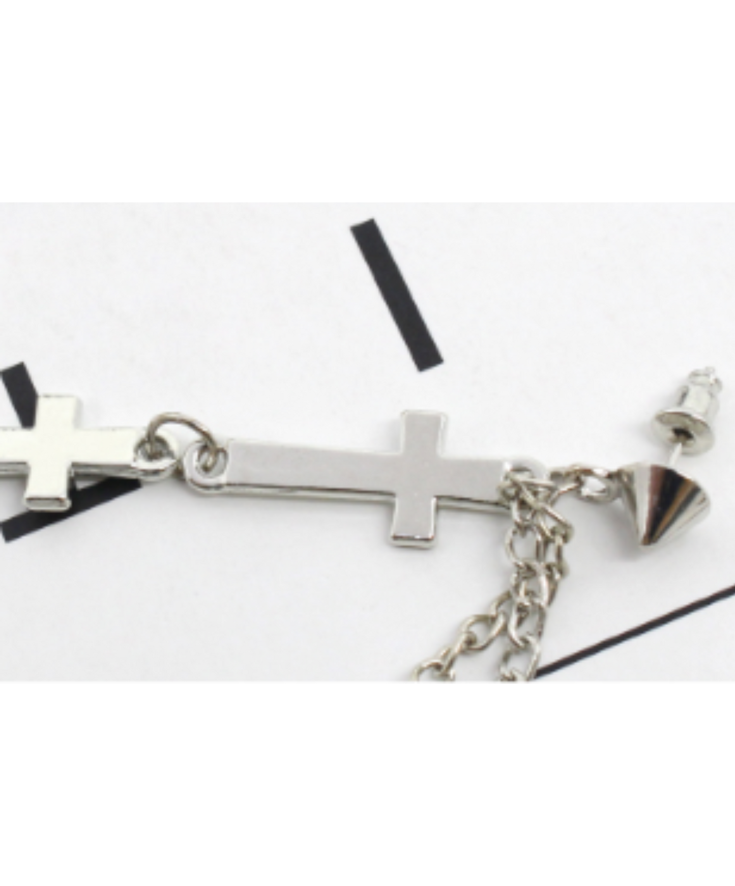 series of crosses earrings & ear cuff EN1962