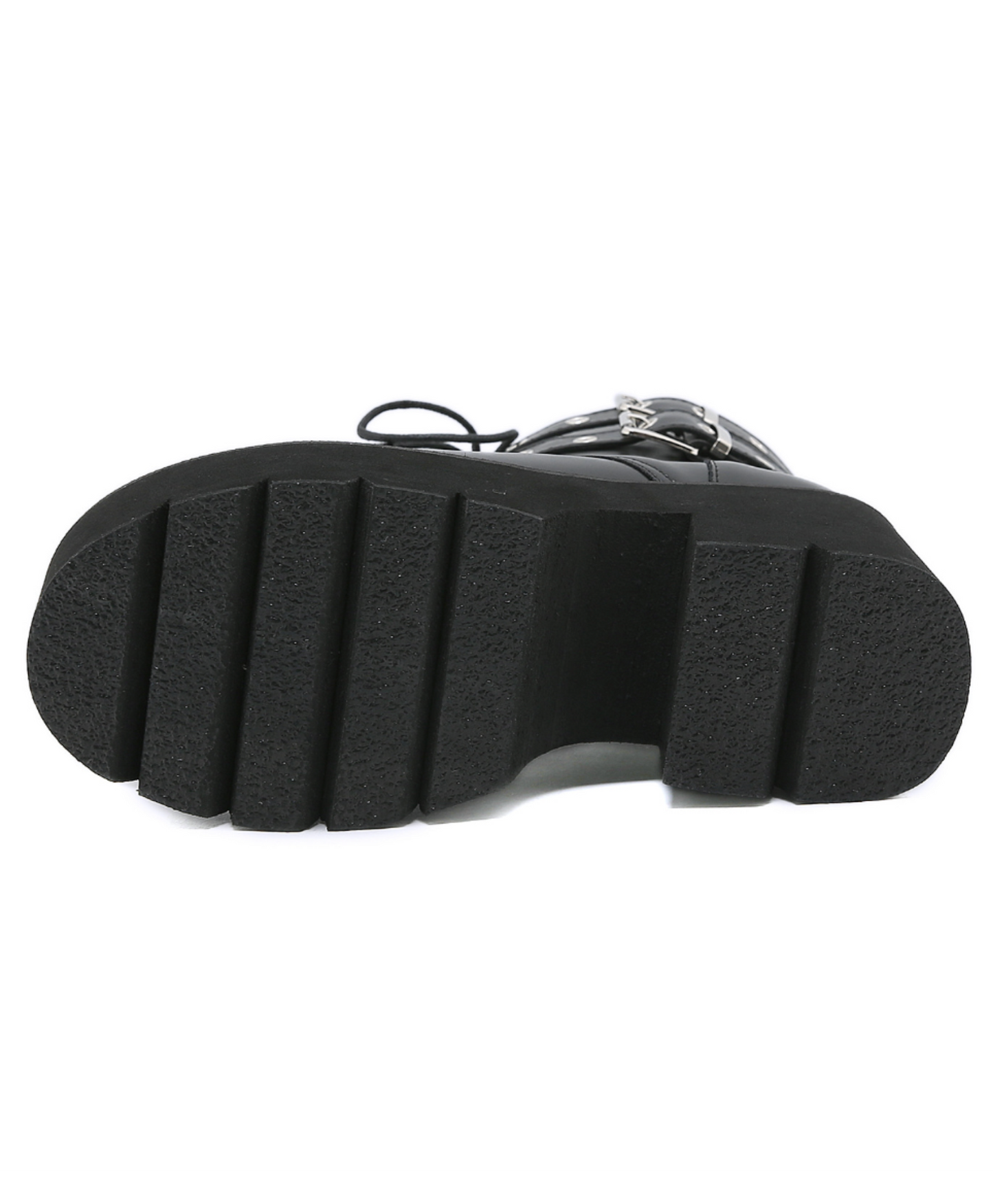 simple double belt design zip up boots EN2315