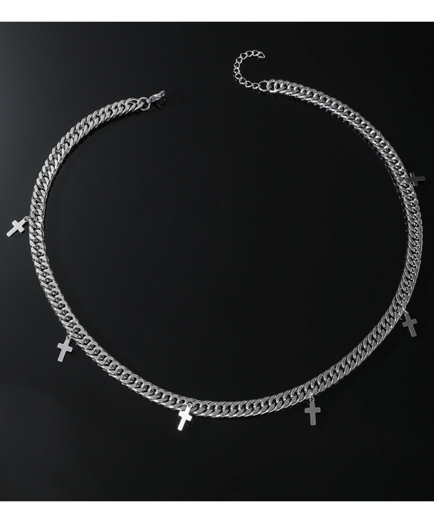 thick chain cross necklace EN2512