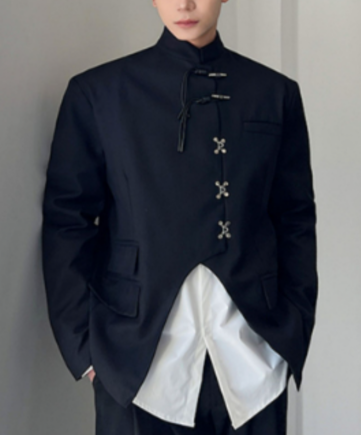 chinese style stand collar jacket EN1280