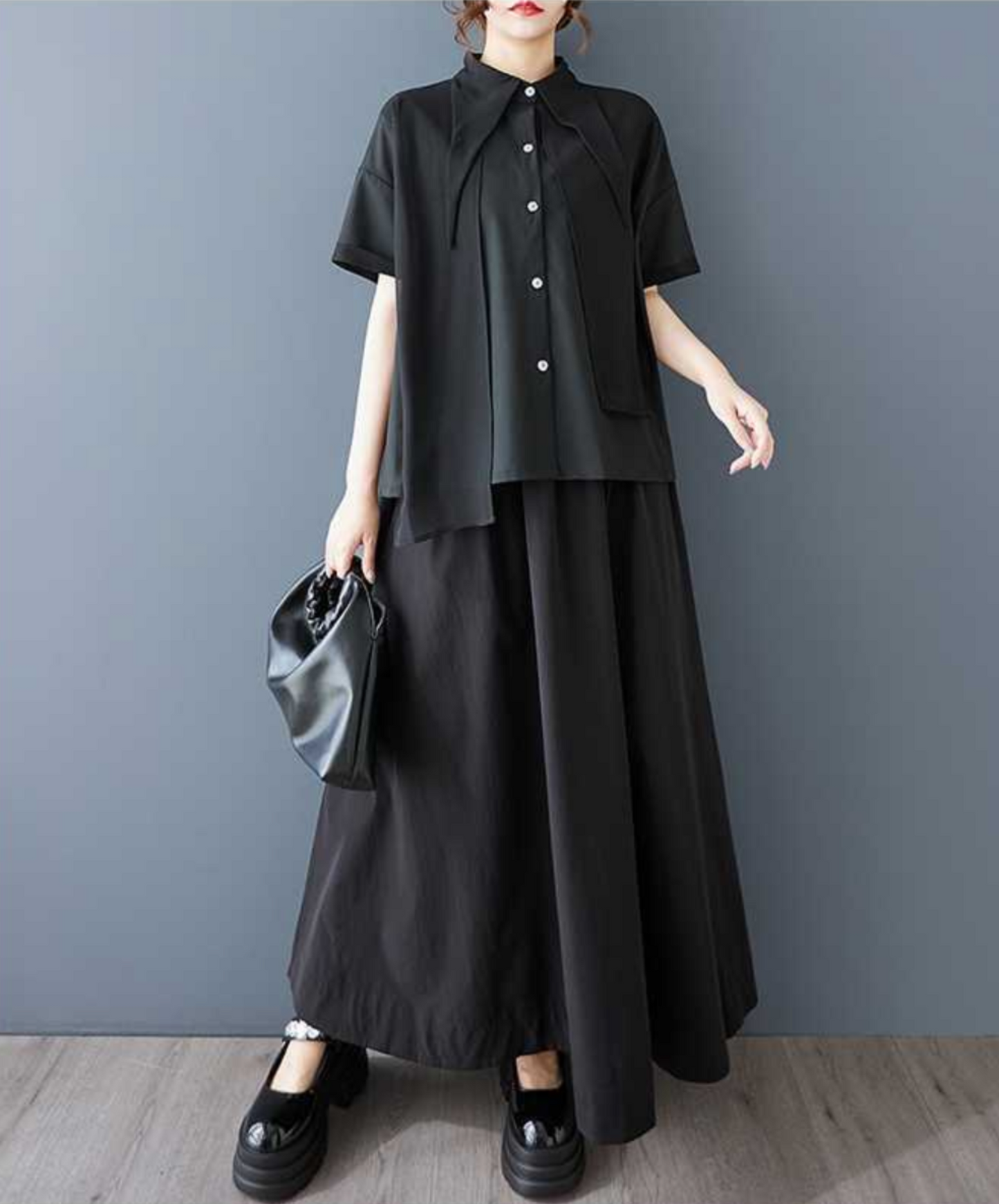 special collar design short sleeves shirt EN2277