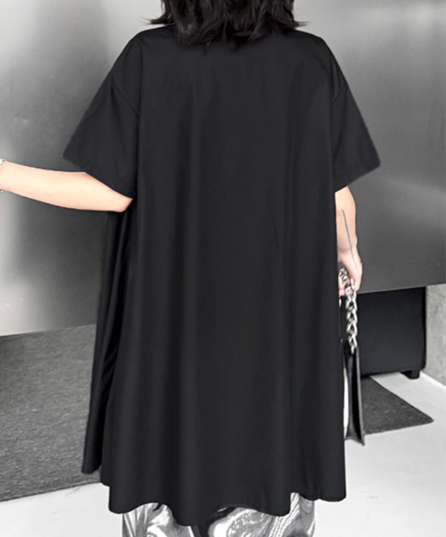 dark special browsing design long shirt EN2317