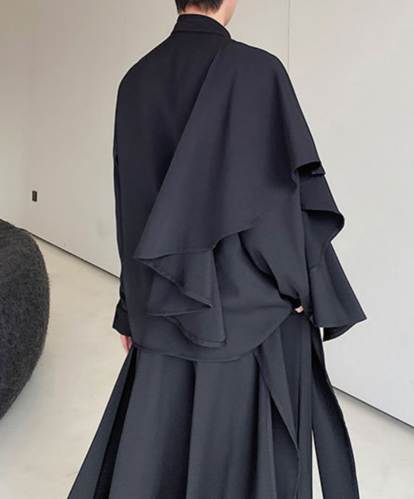 multi-piece asymmetric shirt EN1600